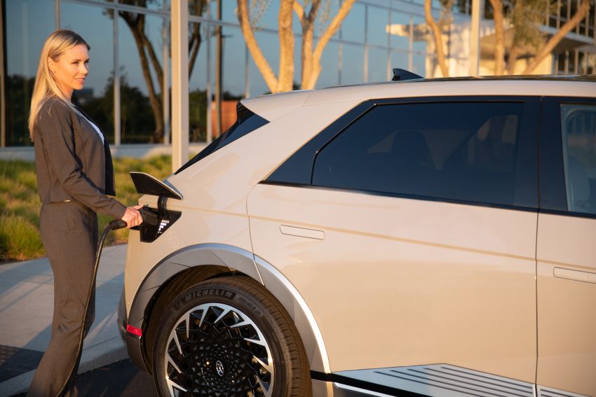 Hyundai Ioniq 5 for US market – 225 hp with RWD, 320 hp with AWD, 393 to 483 km range, on sale in autumn 1298505