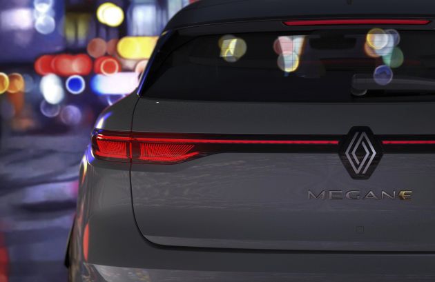 Renault Megane E-Tech Electric teased before debut with new company logo – market launch in 2022