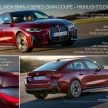 2022 G24 BMW 4 Series Gran Coupé – five variants, M440i xDrive with 48V MHEV; 40 driver assist systems