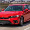 Honda Civic 2022 mula dijual di AS – bermula RM94k, 2.0L NA & 1.5L Turbo, standard dengan Honda Sensing