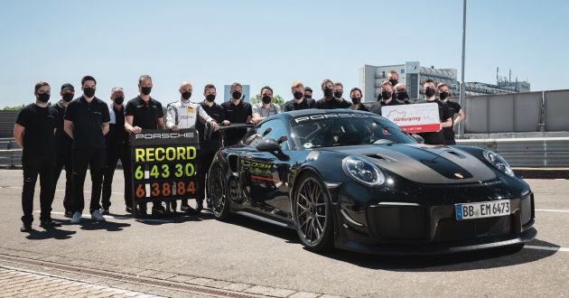 Porsche 911 GT2 RS with Manthey Performance Kit sets new Nürburgring record – 6:43.300 lap time