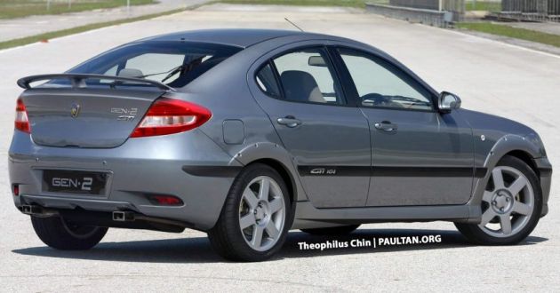 Proton Gen2 GTi sebagai model prestasi empat-pintu