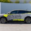 Renault Megane E-Tech Electric pre-production car shown; 217 hp motor, 60 kWh battery; 450 km range