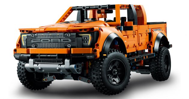 Lego Technic 2021 Ford F-150 Raptor debuts – 1,379 pieces; V6 engine with moving pistons; suspension