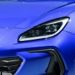 Subaru BRZ 2022 kini sudah boleh di tempah di M’sia – bermula RM229k untuk 6MT dan RM239 untuk 6AT