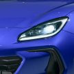 Subaru BRZ 2022 kini sudah boleh di tempah di M’sia – bermula RM229k untuk 6MT dan RM239 untuk 6AT