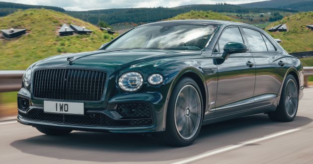 2022 Bentley Flying Spur Hybrid debuts: 2.9L V6 PHEV with 544 PS & 750 Nm; 14.1 kWh battery, 40 km range