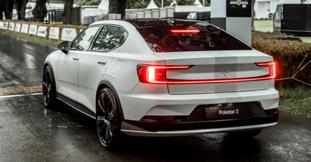 Experimental Polestar 2 debuts at Goodwood Festival of Speed – 476 PS; chassis, styling improvements
