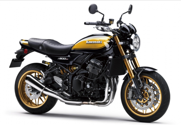 2022 Kawasaki Z900RS updated – now with new colour scheme, Ohlins rear suspension, adjustable forks
