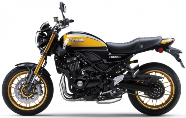 2022 Kawasaki Z900RS updated – now with new colour scheme, Ohlins rear suspension, adjustable forks