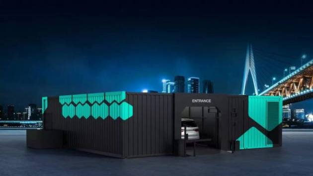 Geely unveils E-Energee battery swapping service; to have 5,000 battery swap stations in China by 2025