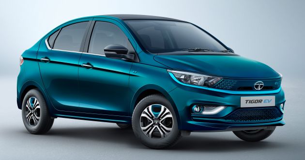 Tata Tigor EV facelift dilancarkan di India – kereta elektrik kompak bermula RM68k, jarak gerak 306 km