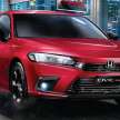 Honda Civic 2022 dilancarkan di Indonesia – varian tunggal RS sahaja; 178 PS/240 Nm; harga dari RM166k
