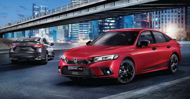 Honda Civic 2022 dilancarkan di Indonesia – varian tunggal RS sahaja; 178 PS/240 Nm; harga dari RM166k