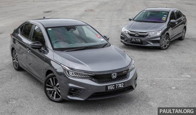 Honda City 2021 vs 2020 — perbandingan antara generasi GN terbaru dan GM sebelumnya di Malaysia