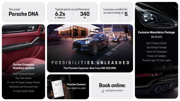 2022 Porsche Cayenne CKD in Malaysia, RM115k less, from RM550k – first assembly plant outside Europe