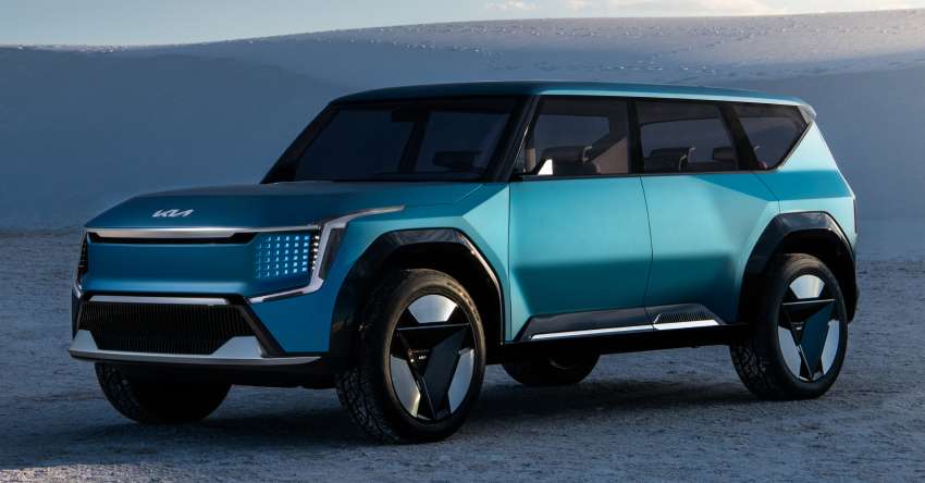 Kia Concept EV9 electric SUV debuts in Los Angeles – E-GMP base with 350 kW fast charging, 480 km range 1377890