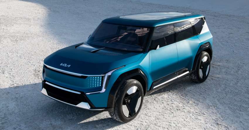 Kia Concept EV9 electric SUV debuts in Los Angeles – E-GMP base with 350 kW fast charging, 480 km range 1377891