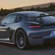 Porsche 718 Cayman GT4 RS revealed with 911 GT3’s 4.0L NA flat-six – 500 PS, 450 Nm; 0-100 km/h in 3.4s