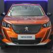 2022 Peugeot 2008 launched in Malaysia – CKD; 1.2L turbo with 130 hp and 230 Nm; AEB; from RM127k