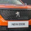 2022 Peugeot 2008 launched in Malaysia – CKD; 1.2L turbo with 130 hp and 230 Nm; AEB; from RM127k