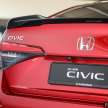 Honda Civic 2022 dilancar di M’sia – RM126k-RM144k, tiga varian, hanya 1.5L VTEC Turbo 182 PS/240 Nm