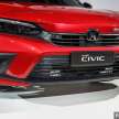 Honda Civic 2022 dilancar di M’sia – RM126k-RM144k, tiga varian, hanya 1.5L VTEC Turbo 182 PS/240 Nm