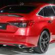 Honda Civic 2022 dilancar di M’sia – RM126k-RM144k, tiga varian, hanya 1.5L VTEC Turbo 182 PS/240 Nm