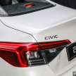 Honda Civic 2022 dilancar di M’sia – RM126k-RM144k, tiga varian, hanya 1.5L VTEC Turbo 182 PS/240 Nm