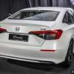 Honda Civic 2022 dilancar di M’sia – RM126k-RM144k, tiga varian, hanya 1.5L VTEC Turbo 182 PS/240 Nm