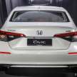 Honda Civic 2022 dilancar di M’sia – RM126k-RM144k, tiga varian, hanya 1.5L VTEC Turbo 182 PS/240 Nm