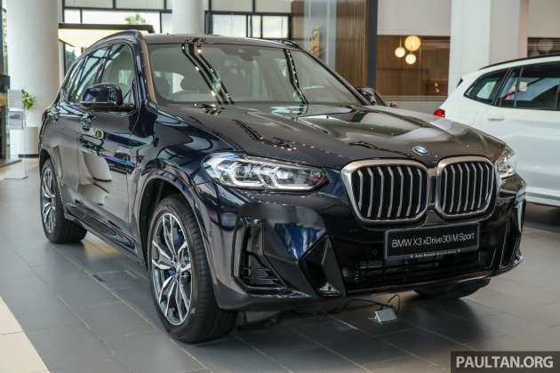 2022 BMW X3 facelift in Malaysia – full live gallery of G01 LCI in xDrive30i M Sport form, priced at RM329k