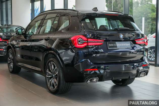 2022 BMW X3 facelift in Malaysia – full live gallery of G01 LCI in xDrive30i M Sport form, priced at RM329k