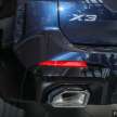 2022 BMW X3 facelift in Malaysia – full live gallery of G01 LCI in xDrive30i M Sport form, priced at RM329k