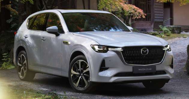 2022 Mazda CX-60 debuts – brand’s first PHEV with 327 PS, 63 km EV range; six-cylinder engines later