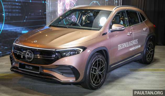 Mercedes-Benz EQA250 AMG Line 2022 dilancar di Malaysia — 190 PS, 429 km jarak; harga dari RM278k