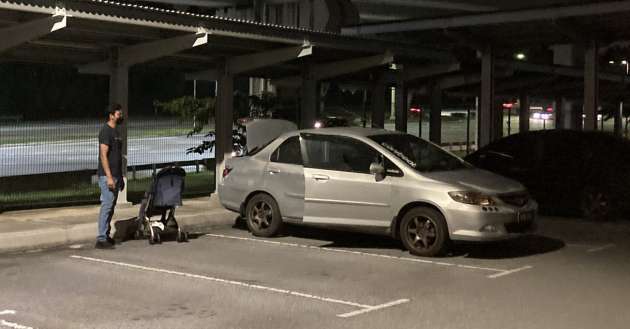 Vehicle exhaust stolen at quiet parking lot in Malaysia – thieves are targeting the valuable catalytic converter