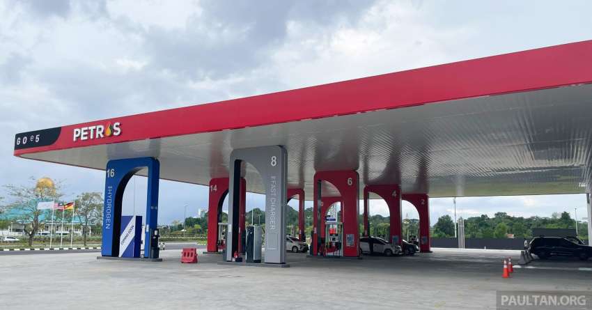 Petros multi-fuel station in Sarawak caters to vehicles powered by petrol, diesel, electricity or hydrogen 1444244