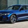 2022 BMW 3 Series facelift debuts – G20 LCI gets new headlamps, grille; widescreen display for interior