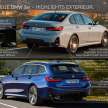 2022 BMW 3 Series facelift debuts – G20 LCI gets new headlamps, grille; widescreen display for interior