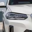 2022 BMW X3 xDrive30e M Sport facelift in Malaysia – new 292 PS PHEV with 50 km electric range, RM321k