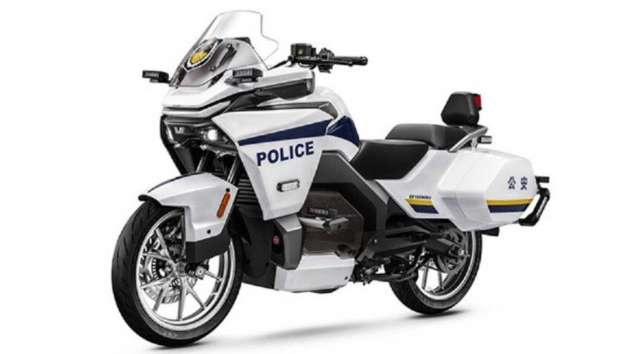 China police go electric with CFMoto 300GT-E e-bikes