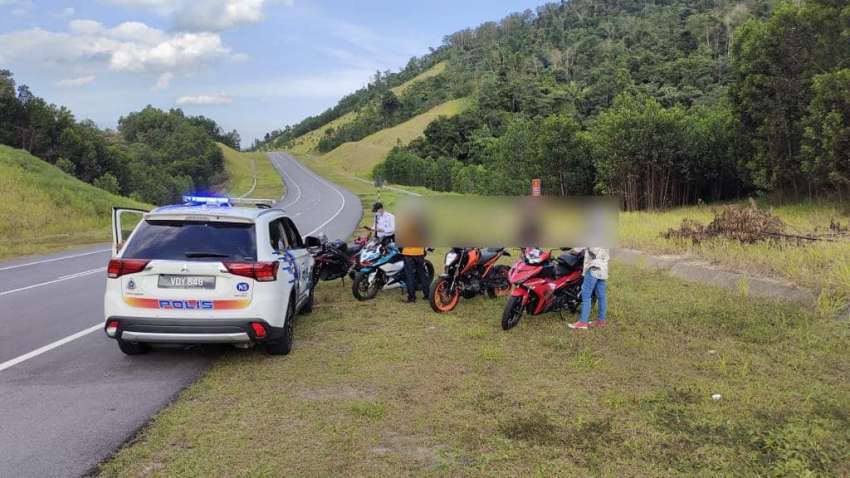 PDRM Ops Halangan on Jalan Temiang-Pantai – up to RM2k fine, 6 months jail for blocking emergency lane 1462834