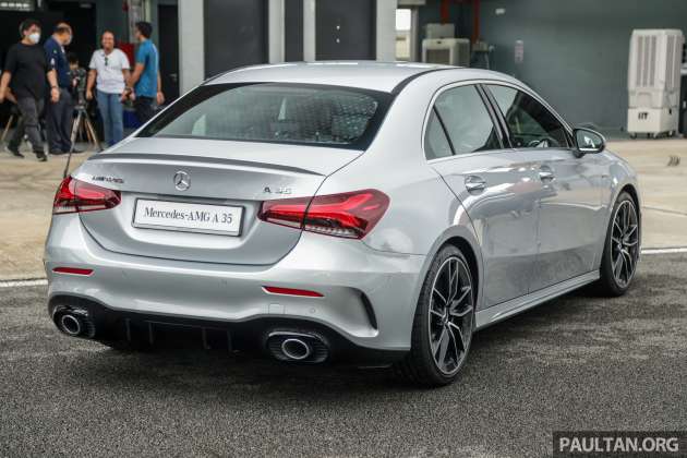 Mercedes-AMG A 35 Sedan V177 2022 CKD dilancar di Malaysia – RM325k tanpa SST, 306PS/400 Nm, AWD