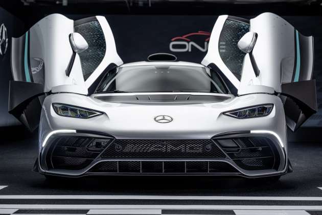 Mercedes-AMG One finally revealed – 1,063 PS F1 1.6L turbo hybrid V6, 0-100 km/h in 2.9 secs, 352 km/h top