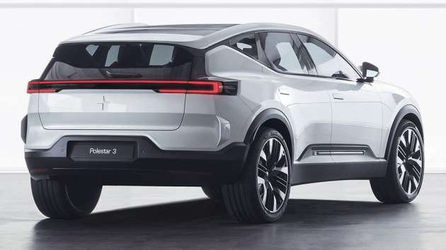 Polestar 3 and 5 show rear ends, 4 SUV coupé teased – EVs to get dual-motor AWD and 600 km WLTP range?