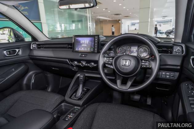 2022 Honda HR-V – spec-by-spec comparison of S, E, V and RS e:HEV variants; NA, Turbo, Hybrid, fr RM115k
