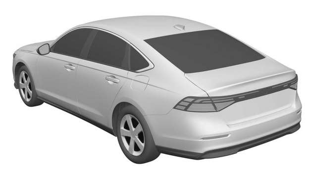 2024 Honda Accord patent images leaked – 11th-gen sedan retains fastback shape, new full-width tail lamps
