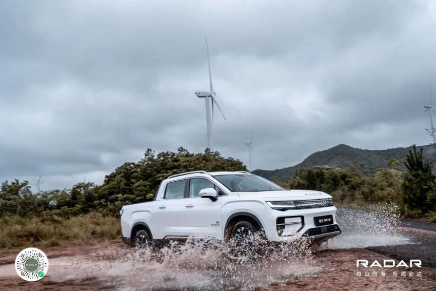 Geely Radar RD6 debuts – Hilux-sized EV pick-up truck built on SEA platform; Q4 2022 launch; 600 km range 1516875