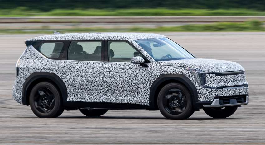 Kia EV9 electric SUV on final testing phase, due 2023 1504789